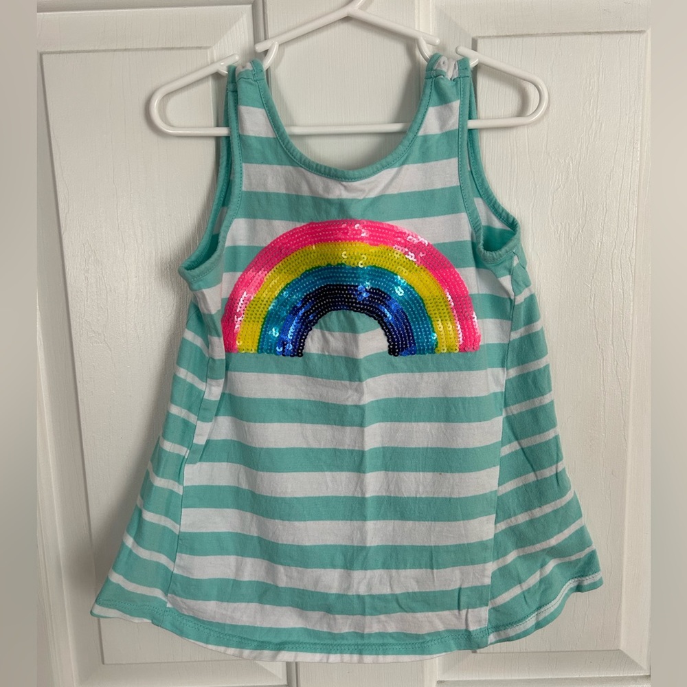 Cynthia Rowley Girls Rainbow Sequence Tank Top